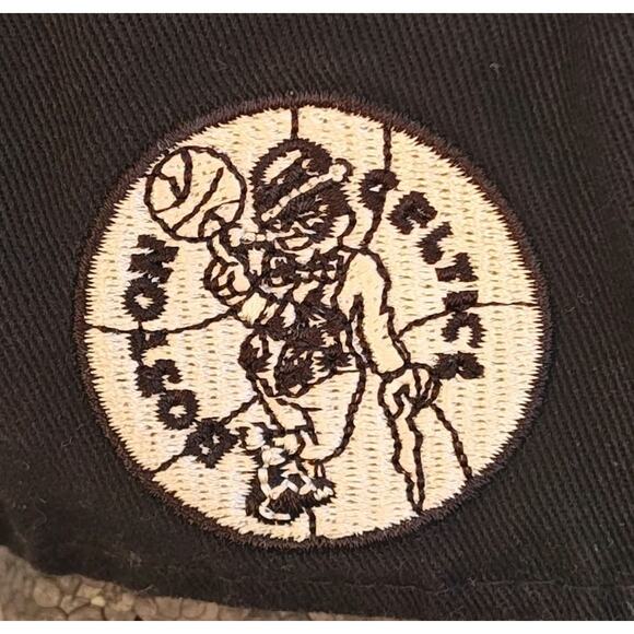 Mitchell & Ness x Uninterrupted Black Boston Celtics Logo Snapback Hat NBA Tatum - Picture 4 of 10
